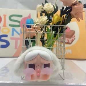 Crybaby Crying Series Doll Face Bag Charm Keychain